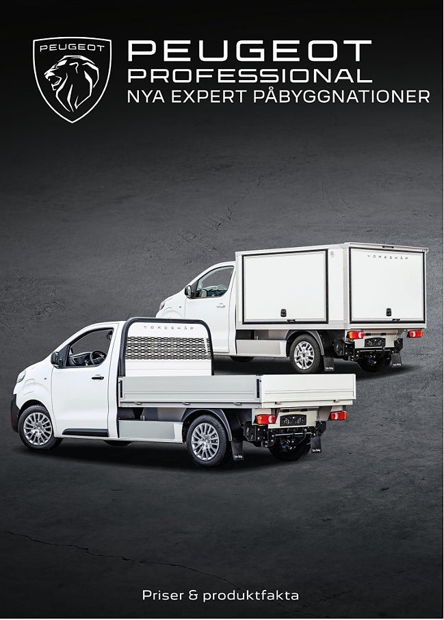 Peugeot e-Expert Boxline Pickup flakmått 2420x1900x300 mm