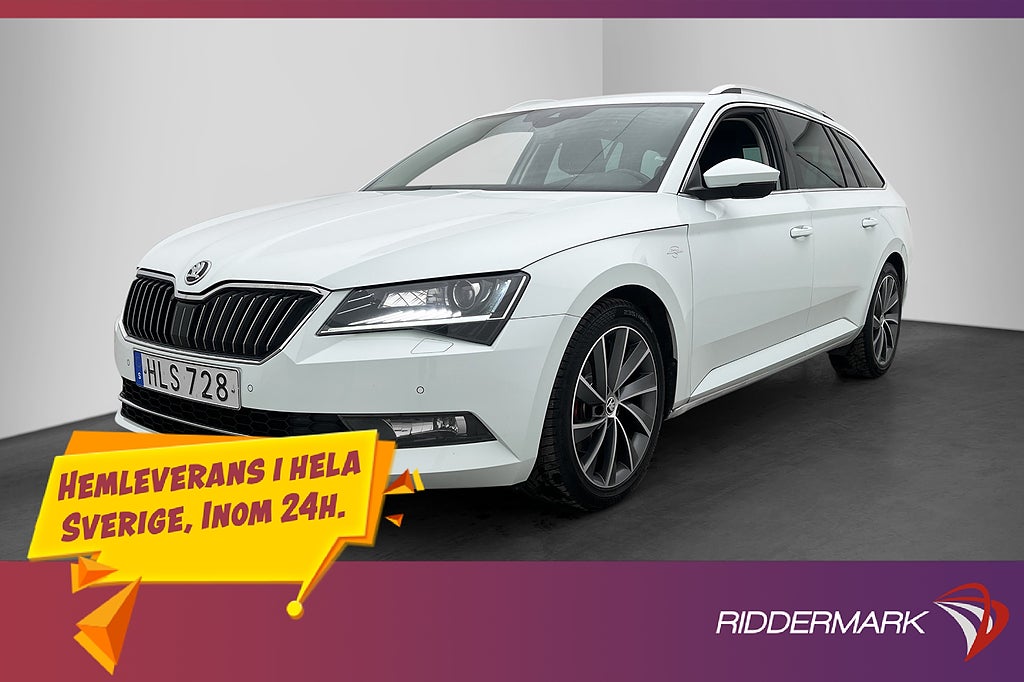 Skoda Superb TDI 4x4 L&K Värmare Canton Skinn Kamera CarPlay