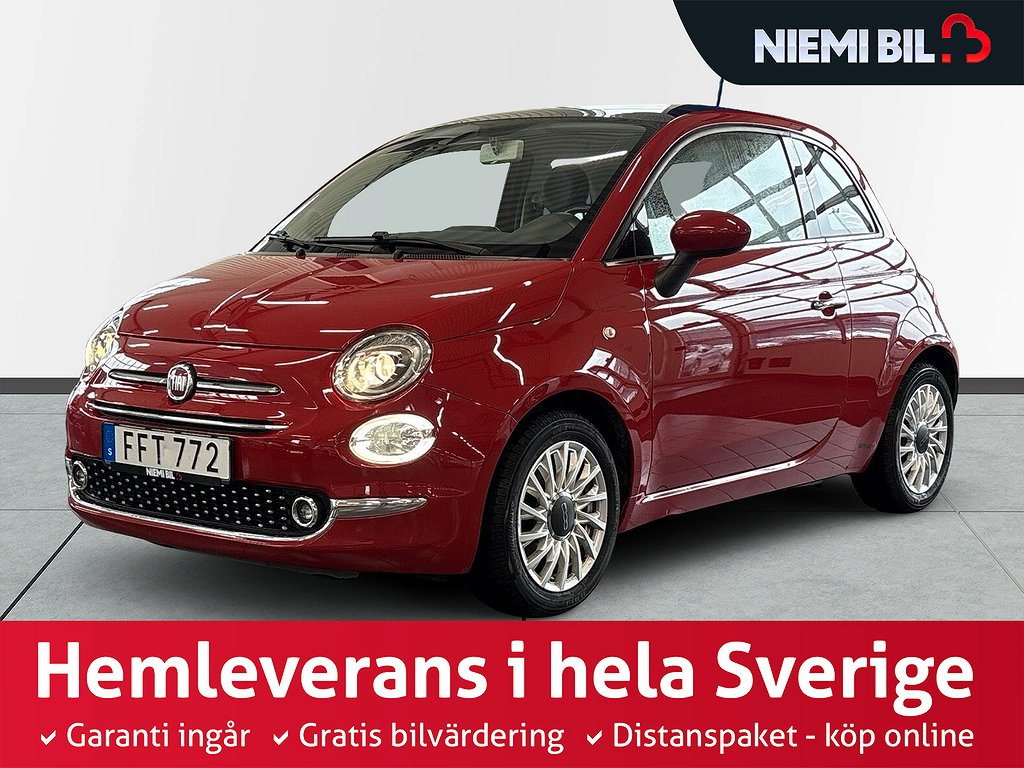 Fiat 500 1.2 8V Lounge New serviced, Pano, SoV,