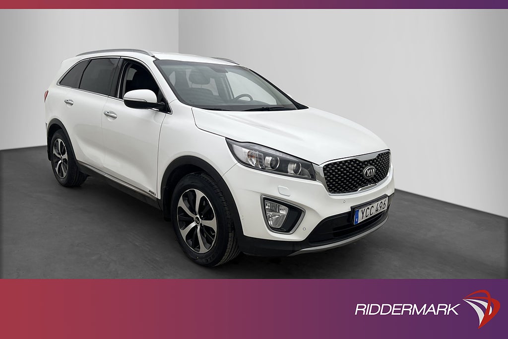 Kia Sorento CRDi AWD 200hk Business 7-Sits Skinn Drag Kamera