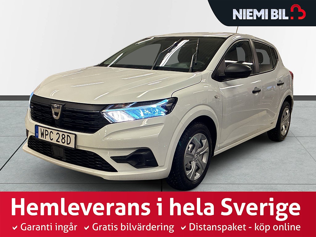 Dacia Sandero 1.0 TCe MOMS/MoK-värm/SoV-däck/Kamkedja/P-sens