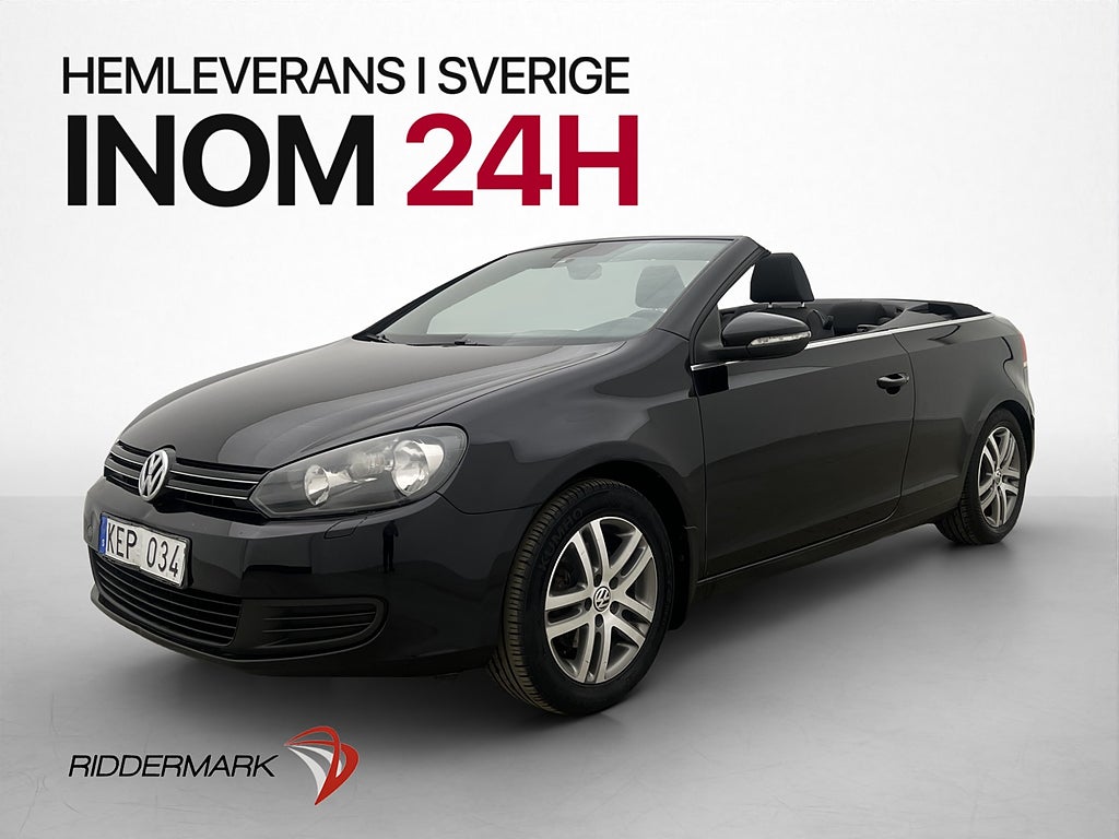 Volkswagen Golf Cabriolet 1.4 TSI 122hk Farthållare 2-BRUK
