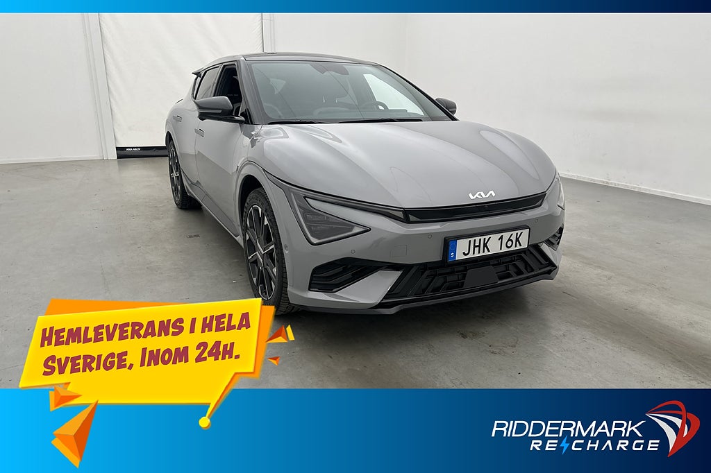 Kia EV6 84 kWh AWD GT-Line Taklucka Meridian HUD Drag 360°
