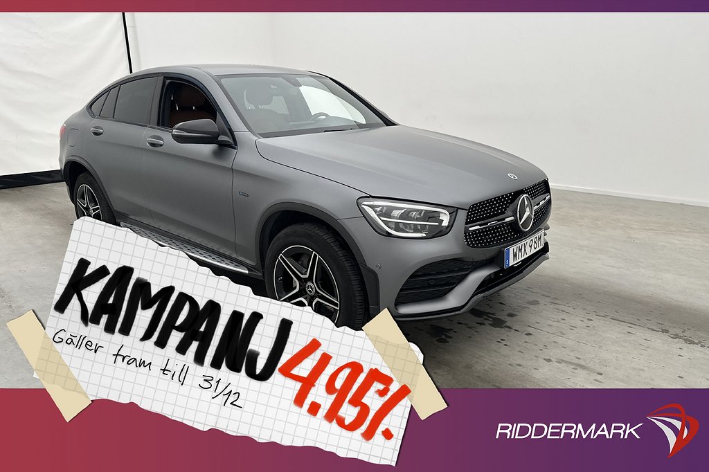 Mercedes-Benz GLC 300 de Coupé 4M AMG P-Värm 4,95% Ränta