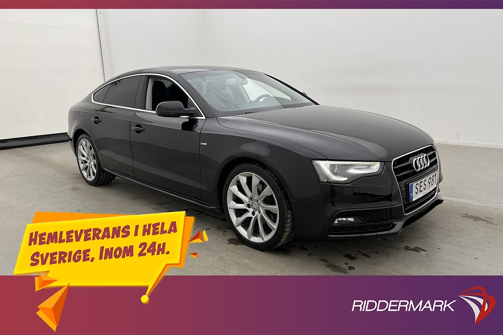 Audi A5 Sportback 1.8 TFSI 177hk S-Line Taklucka Sensorer