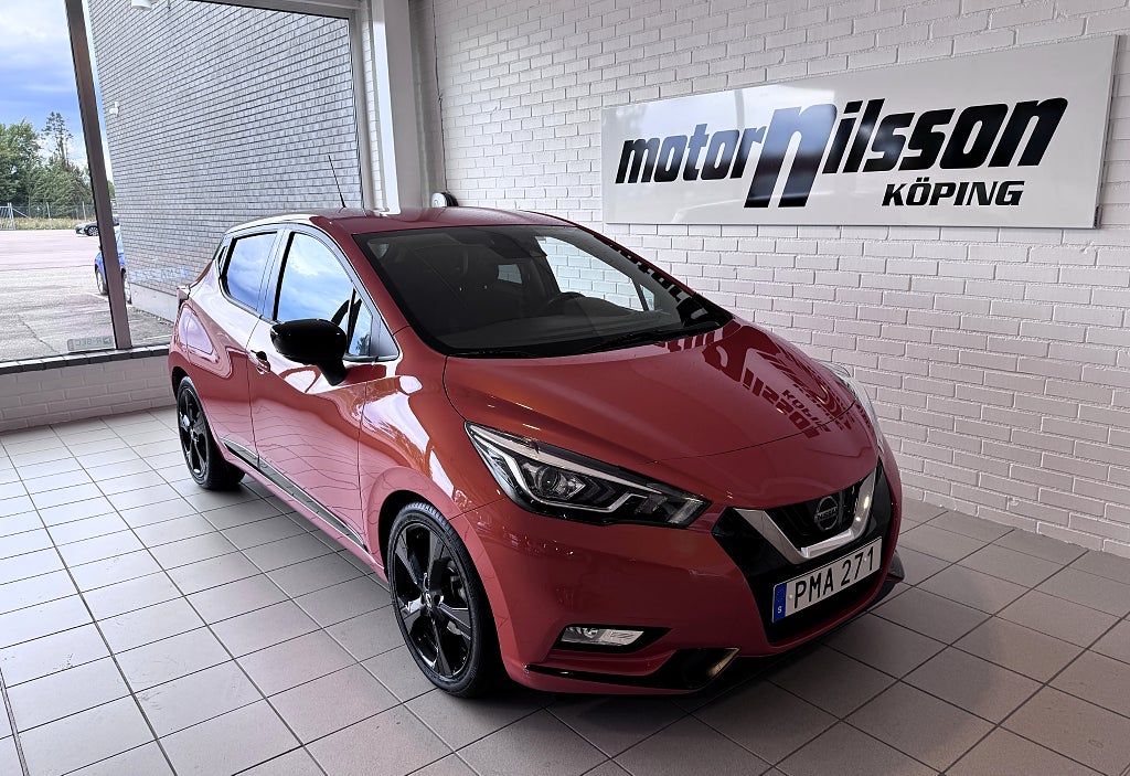 Nissan Micra 90hk S/S N-Connecta 360° kamera V-hjul Årsskatt 360:- 