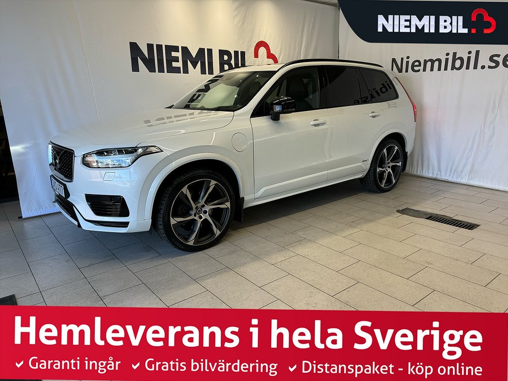 Volvo XC90 Recharge T8 AWD Aut R-Design MOMS 7-sits Kamera