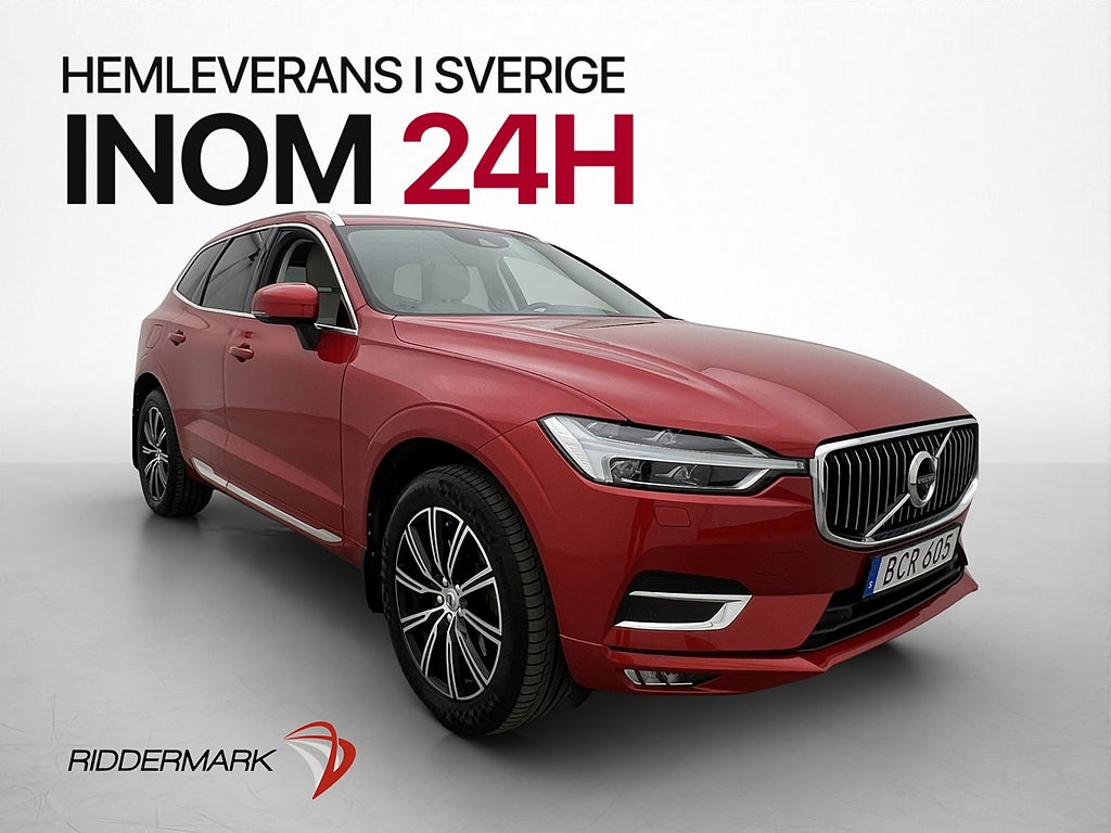 Volvo XC60 D5 AWD Inscription Pano VOC Värm 360° Elstol Drag