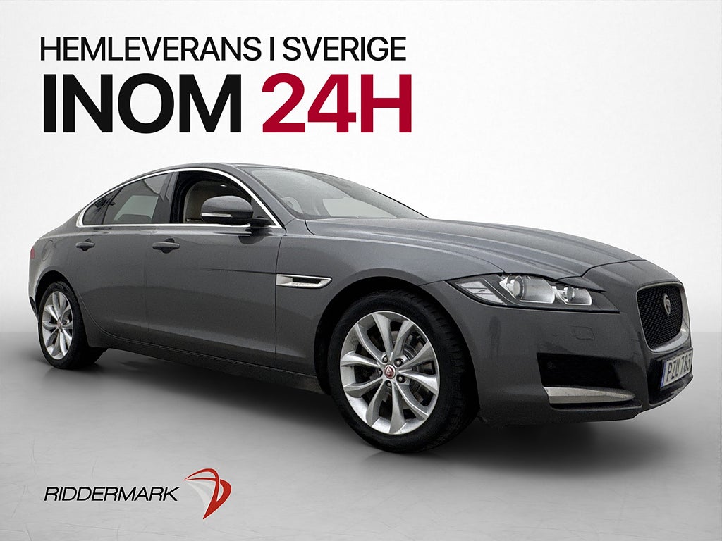 Jaguar XF 20d AWD 180hk Värmare Navi Kamera Skinn
