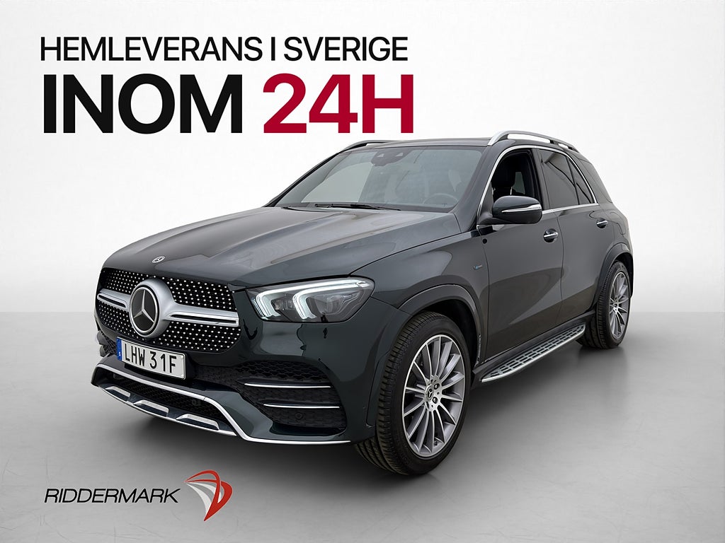 Mercedes-Benz GLE 350 de 4M AMG Pano Luft Värm Burm 360 Drag