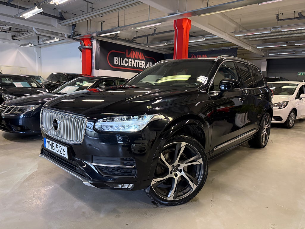 Volvo XC90 D5 AWD Aut Drag Inscription Värmare BLIS Kamera HUD 22"