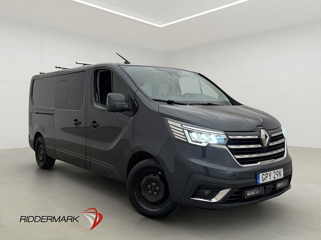 Renault trafic Dubbelhytt L2 Värm Drag B-Kamera CARPLAY Moms