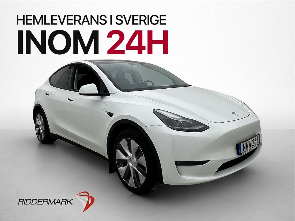Tesla Model Y Long Range AWD Autopilot Dragkrok Skinn MOMS