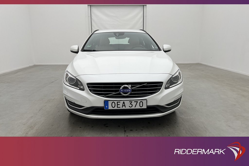 Volvo V60 D4 Dynamic Edition VOC Värmare Skinn Sensorer Drag