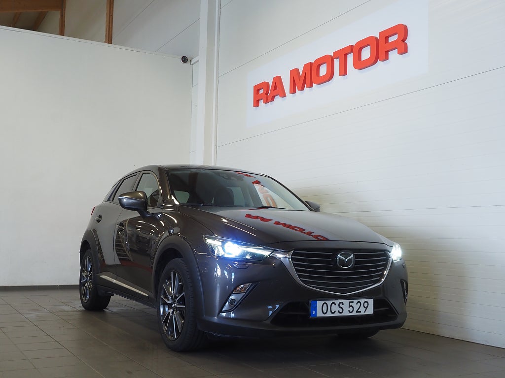 Mazda CX-3 1.5 AWD Optimum 105hk | BOSE| D-Värmare| B-Kamera| HUD| 2016