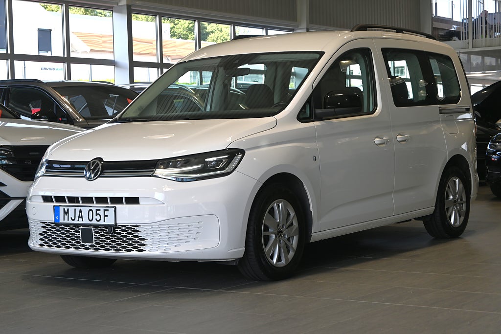 Volkswagen Caddy Life TDI 122 DSG 5-sits Värmare MOMS