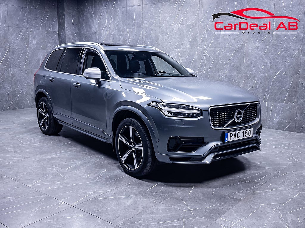 Volvo XC90 T8 AWD R-Design 7-Sits B&W Pano HUD Ventilerade SE SPEC