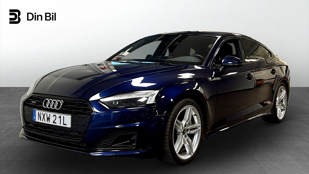 Audi A5 Sportback 45 TFSI q 265HK Proline Adv / B&O / Miljöbelysning