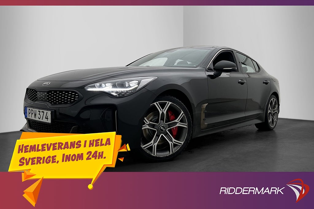 Kia Stinger GT V6 AWD 370hk Taklucka H/K HUD 360° Brembo
