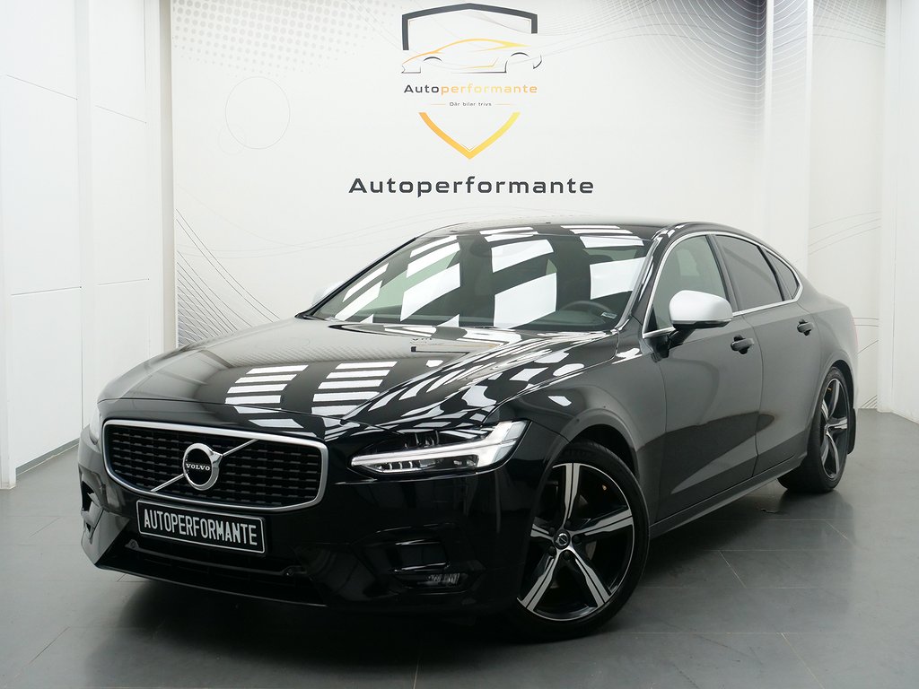 Volvo S90 T6 AWD R-Design H&K Backkamera Drag Lågmil 310hk