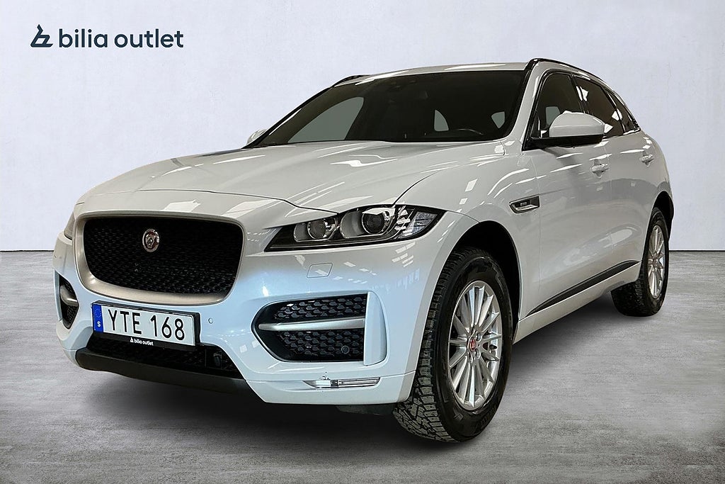 Jaguar F-Pace 25d AWD R-Sport Pano B-kam Drag Helskinn 