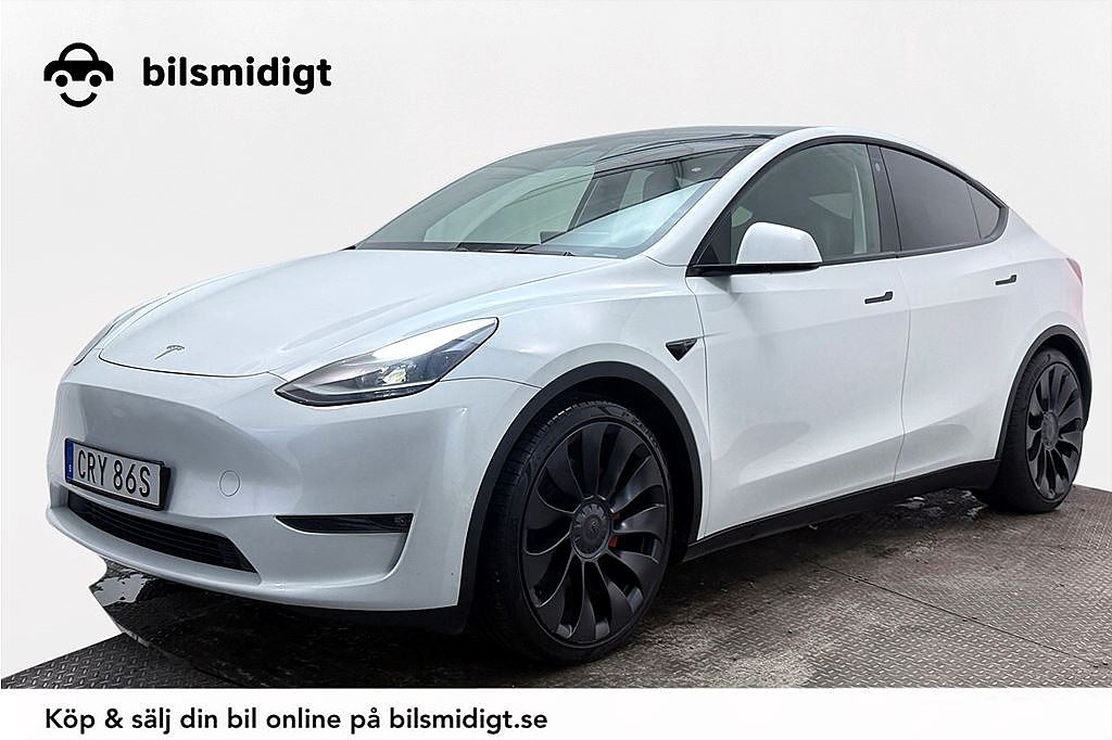 Tesla Model Y Performance Pano Läder AutoPilot MOMS 534hk
