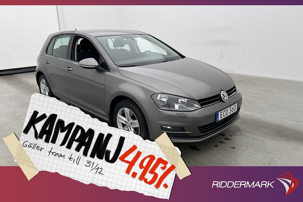 Volkswagen Golf 1.6 TDI 105hk Style Sensorer  4,95% Ränta