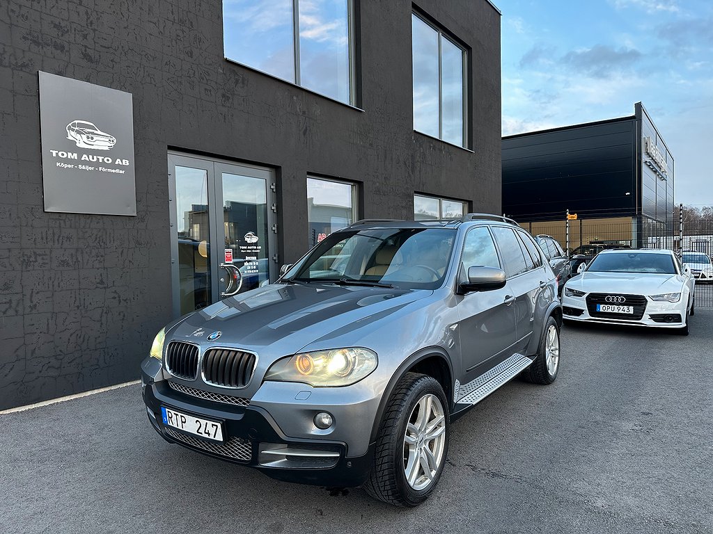 BMW X5 3.0d Steptronic Sport line Skinnstolar 