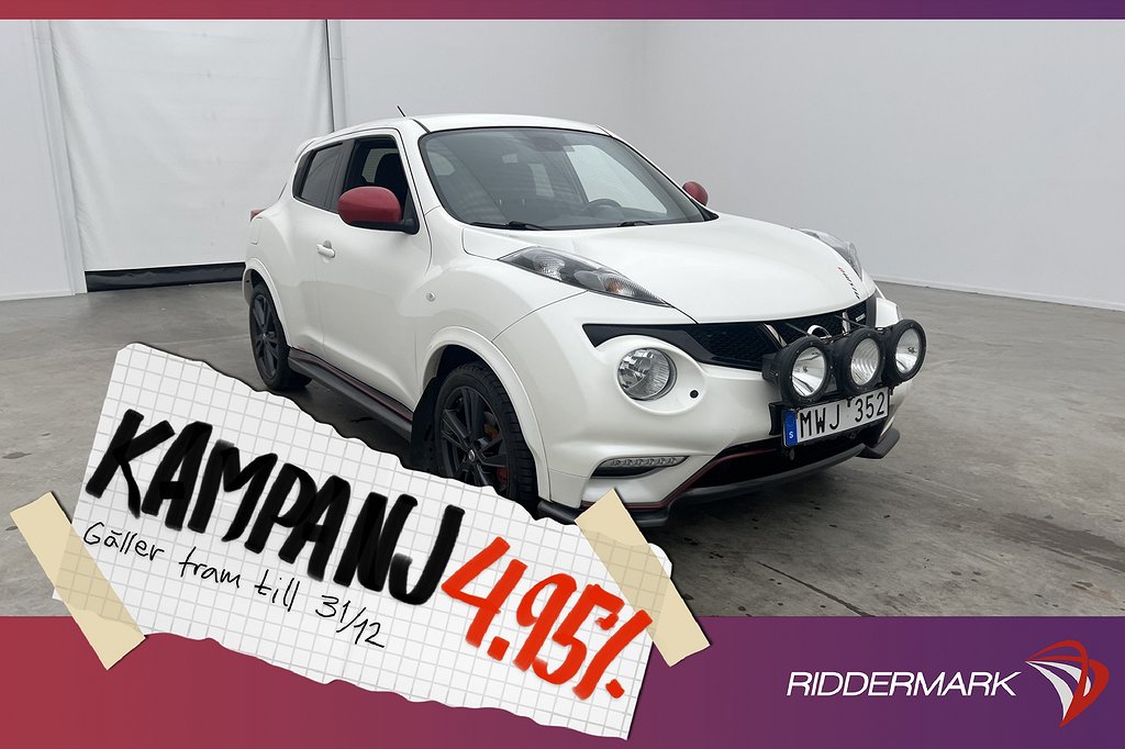 Nissan Juke Nismo 1.6 DIG-T 200hk 4x4 B-Kamera 4,95% Ränta