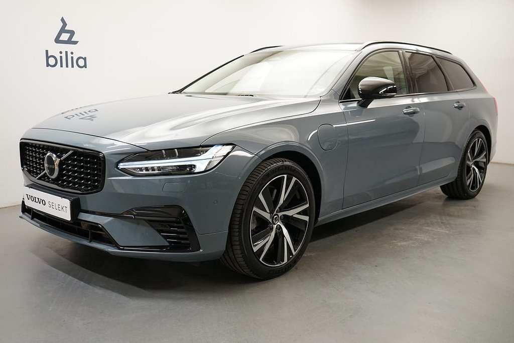 Volvo V90 Recharge T6 Plus Dark, on call, Navigation, Dragkrok, Taklucka