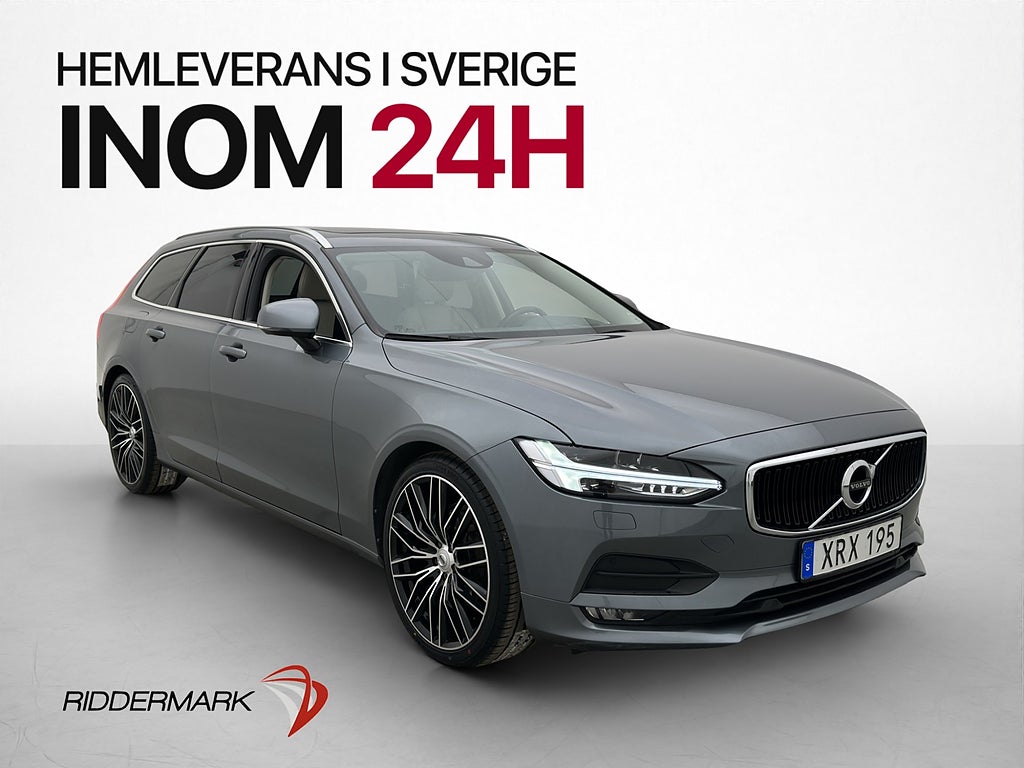 Volvo V90 D4 Momentum Pano HUD VOC Värmare Kamera Navi Drag