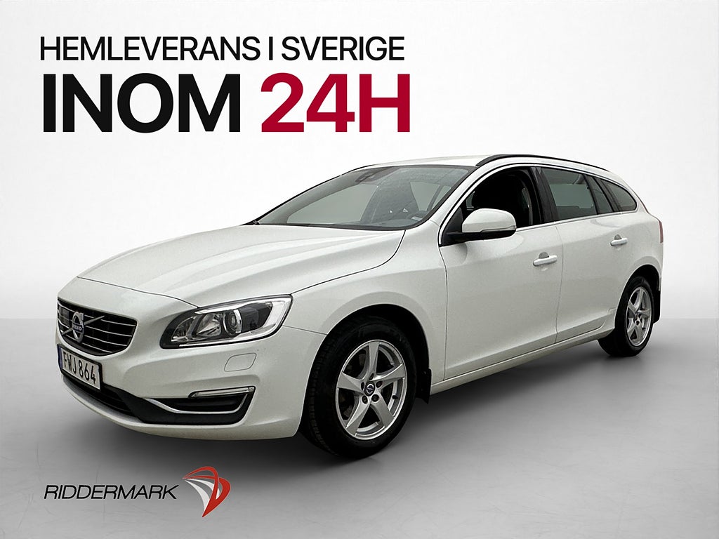 Volvo V60 D2 120hk Momentum VOC D-Värmare B-Kamera Dragkrok