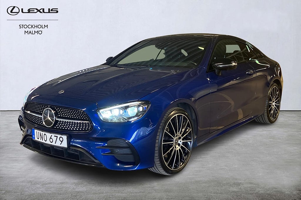 Mercedes-Benz E220d 4MATIC AMG Coupé Pano Värmare Burmester