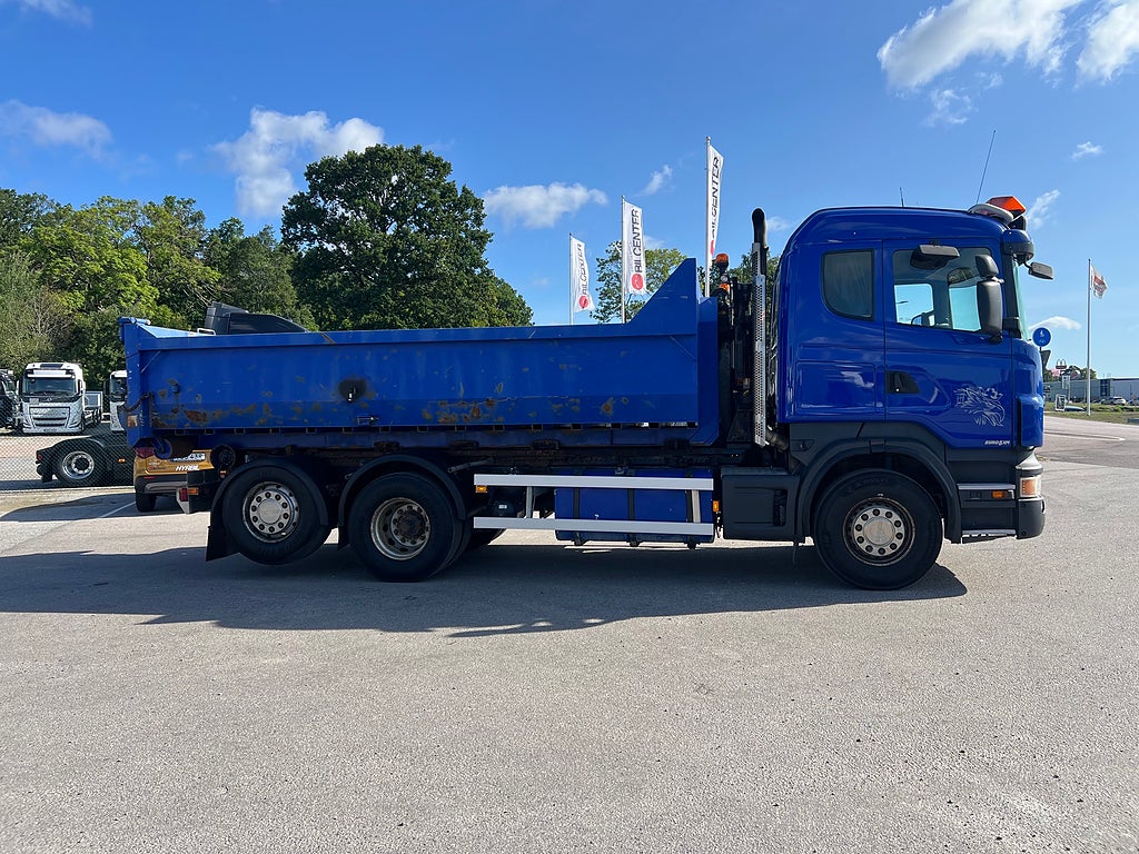 Scania R440 6x2*4 Hiab Lastväxlare inkl Flak, Euro 5