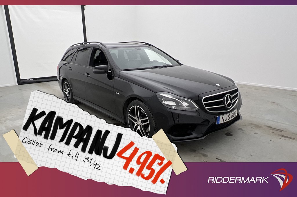 Mercedes-Benz E 220 T 170hk AMG Night Drag 4,95% Ränta