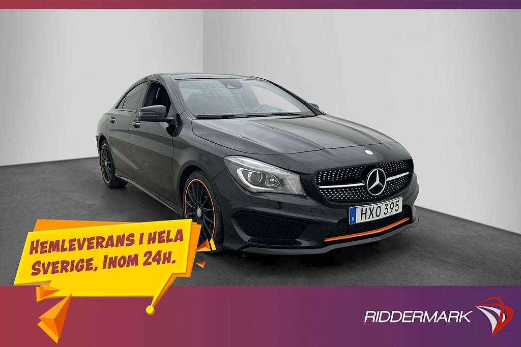 Mercedes-Benz CLA 220  4M 177hk AMG  Pano H/K Kamera Värmare