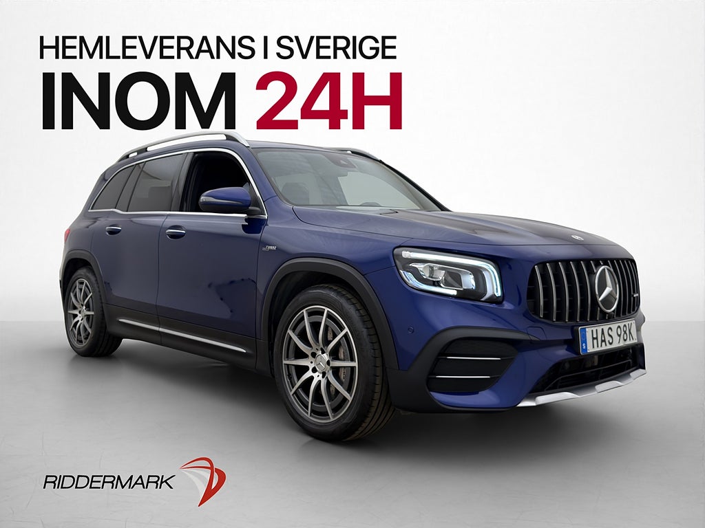 Mercedes-Benz GLB 35 AMG 4M 7-Sits Wide P-Värm Kamera Drag