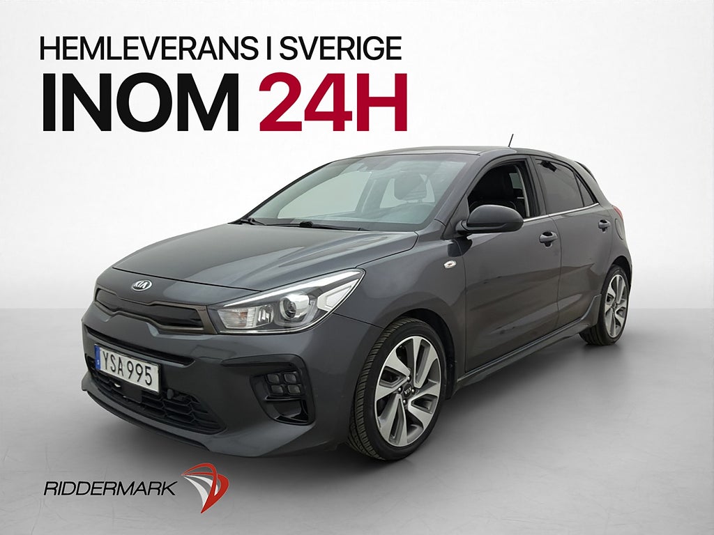 Kia Rio T-GDI 120hk GT Line M&K-Värmare Kamera CarPlay