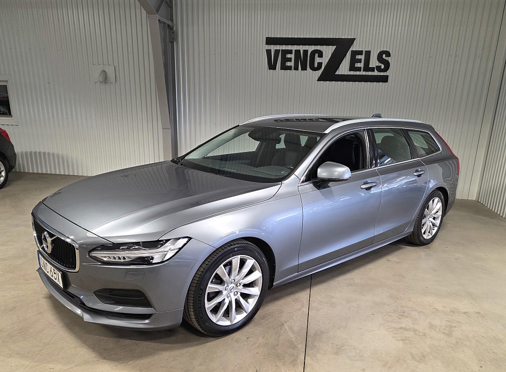Volvo V90 D3 Aut Momentum Dragkrok GPS Värmare VOC Fin
