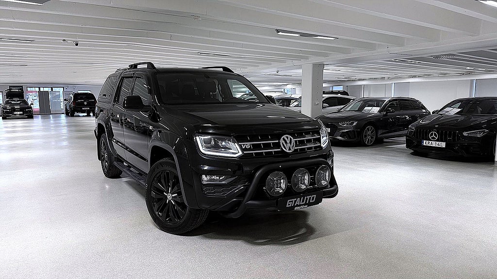 Volkswagen Amarok 3.0 Aventura Black V6 258hk 4M Kåpa Värmare Moms
