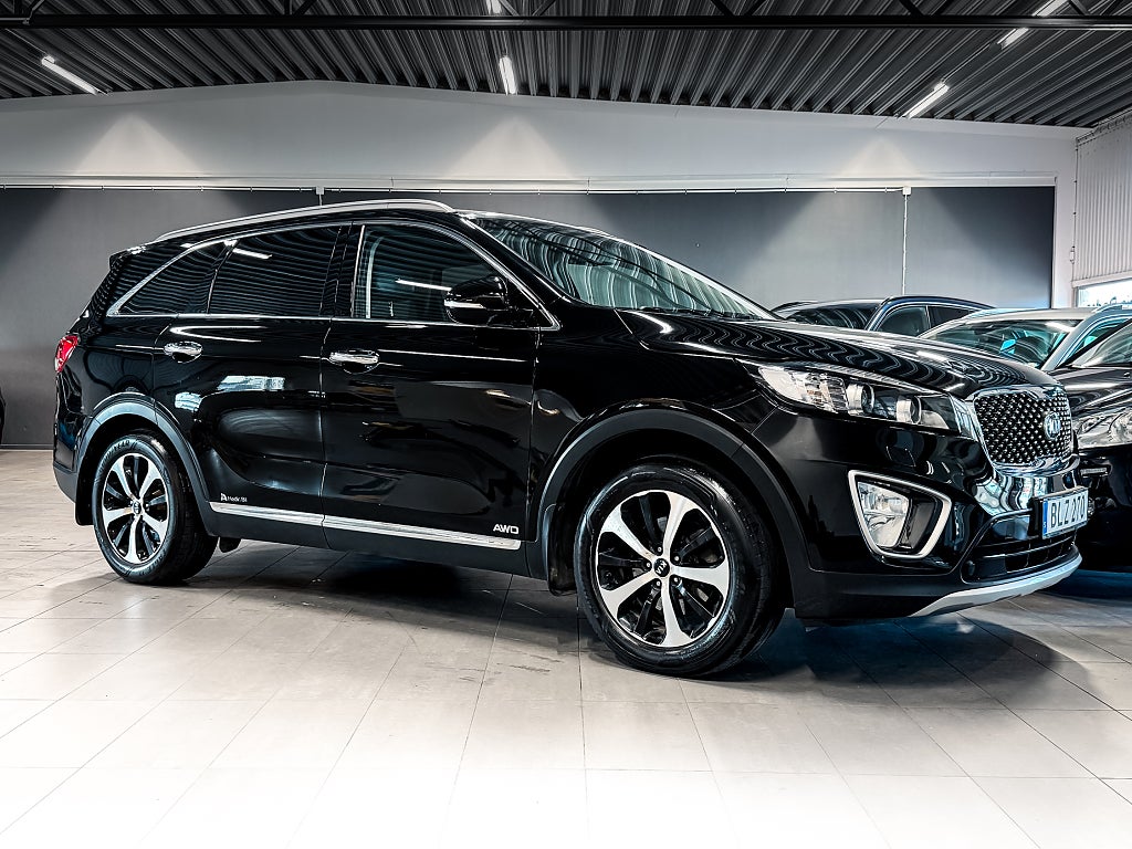 Kia Sorento 2.2 CRDi AWD Business 7-Sits Kamera Drag Skinn välskött