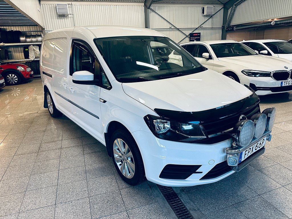 Volkswagen Caddy Maxi 2.0 TDI DSG 2ägare Värmare V-hjul Moms