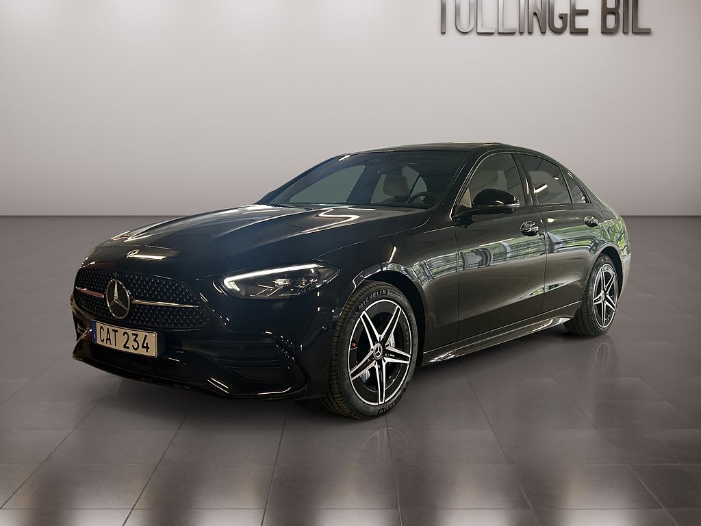 Mercedes-Benz C 300 e 4M 9G AMG Premium+ Pano Burm HuD 360° Helläder