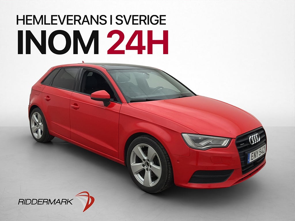 Audi A3 Sportback 2.0 Quattro 184hk Pano D-Värmare Sensorer