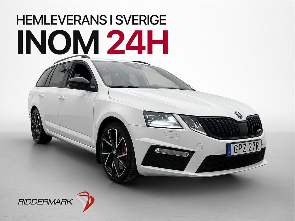 Skoda Octavia RS TSI 245hk Värm Cockpit Canton Drag CarPlay