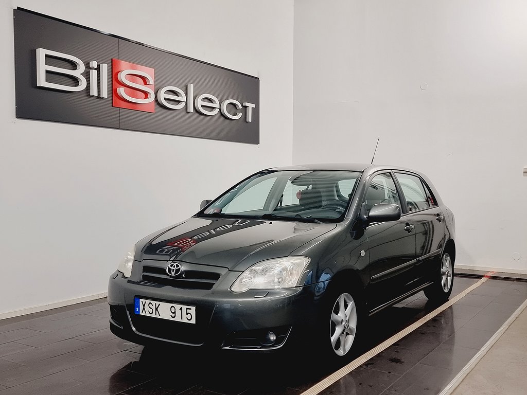 Toyota Corolla 5-dörrars 1.6 VVT-i Euro 4 Ny Servad 