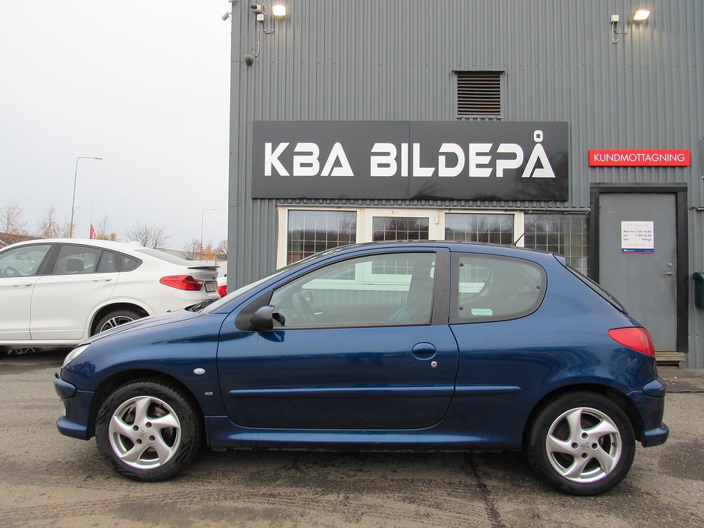 Peugeot 206 3-dörrar 1.6 XS 109hk Euro 4