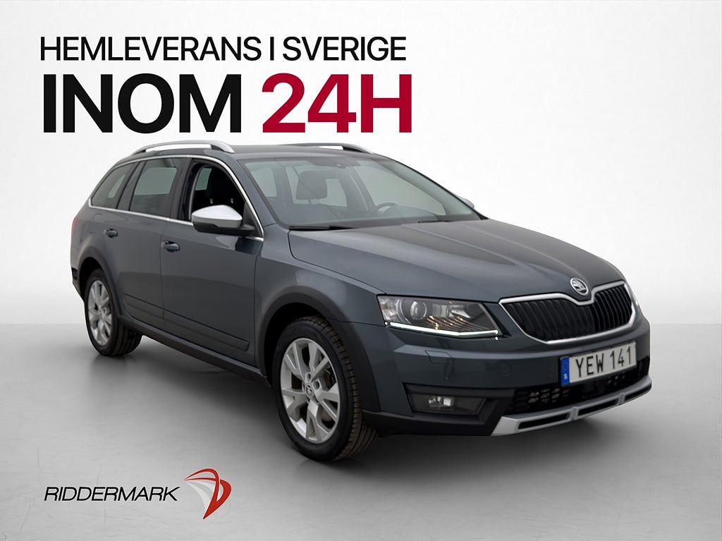 Skoda Octavia Scout 2.0 TDI 4x4 Premium D-Värm M-Värm Canton