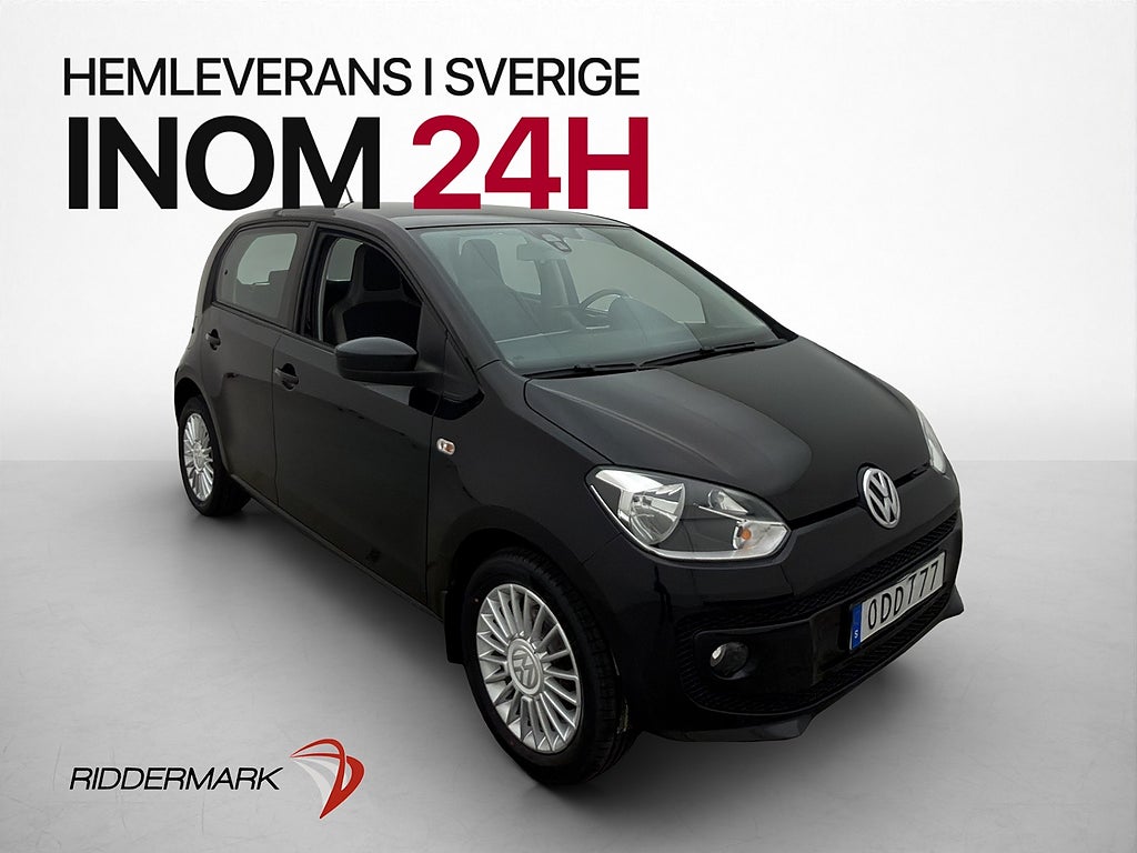 Volkswagen UP! 1.0 MPI high up! Sensorer Navi Farthållare