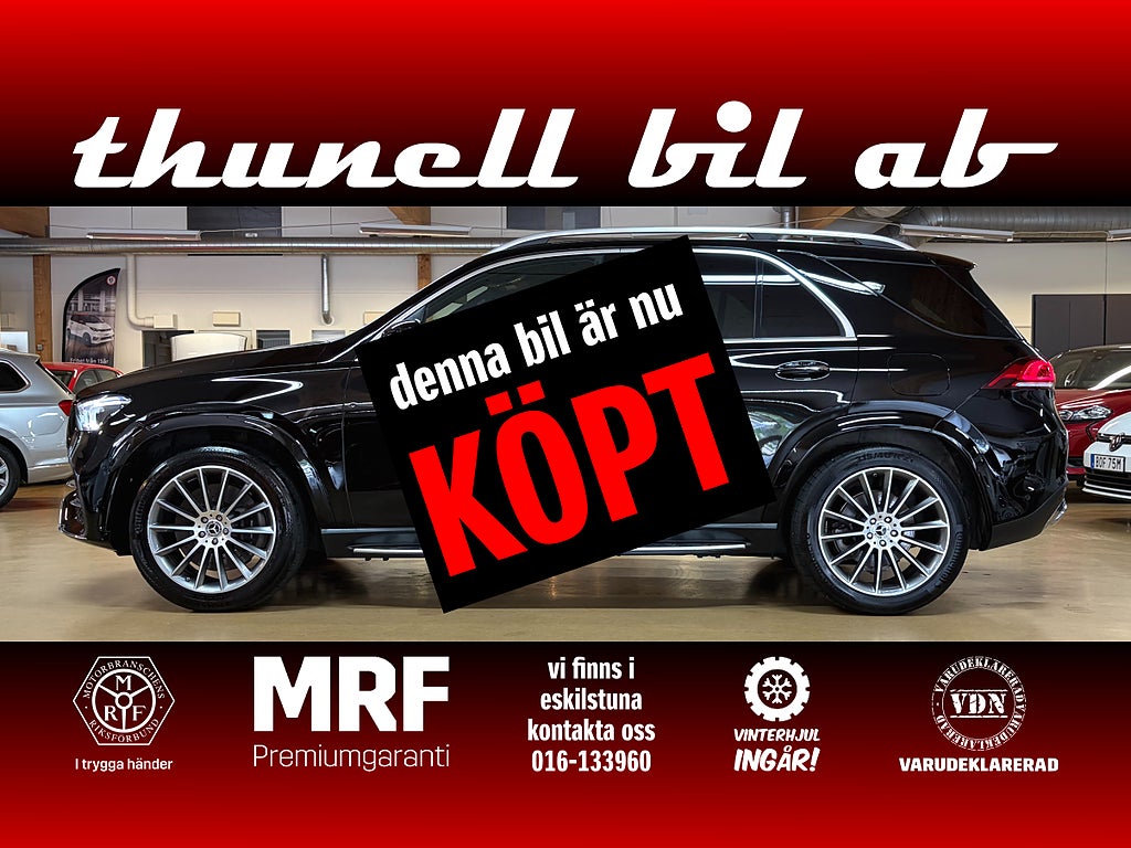Mercedes-Benz GLE 350 de PHEV 4MATIC 9G-Tronic AMG Line 320HK-VHJUL-KÖPT